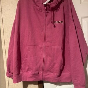 PINK Victoria's Secret Hoodie in Dark Pink